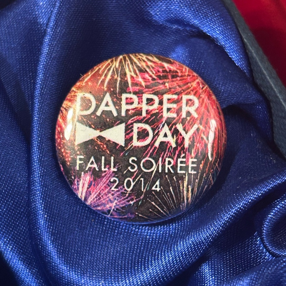 Vintage Dapper Day Fall Soiree 2014 Button